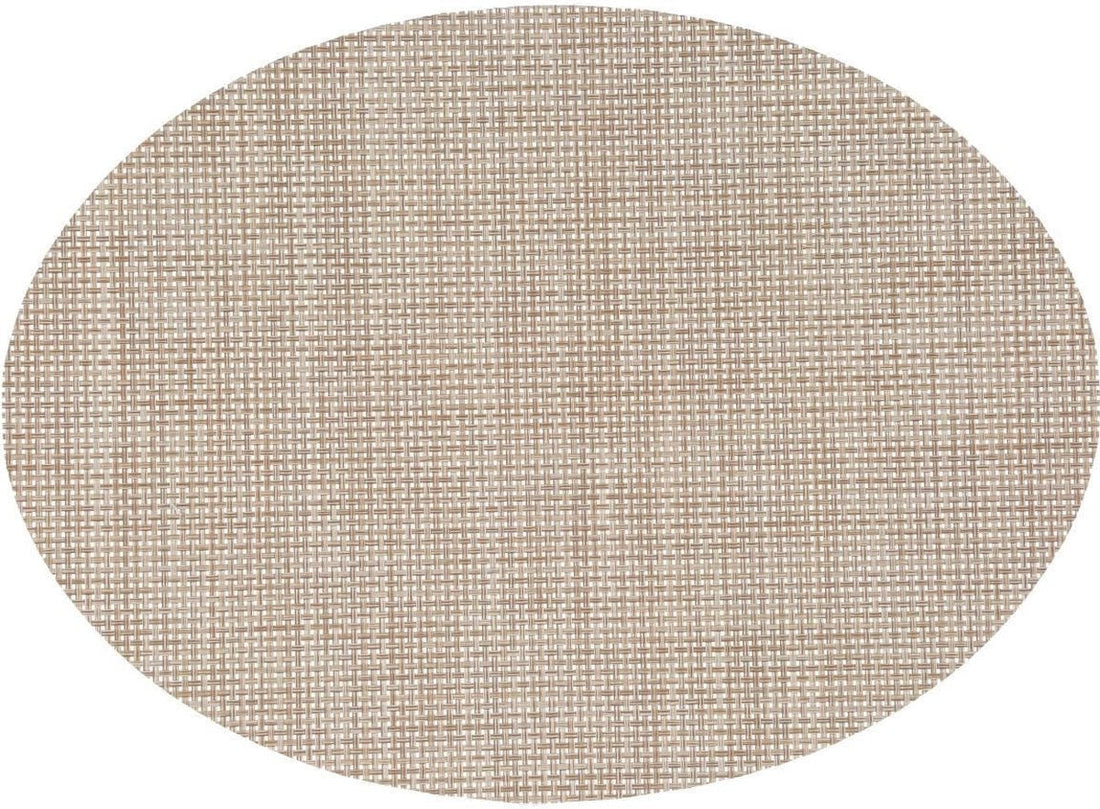 Secret De Gourmet Set de table Maoli - ovale - naturel - 48 x 35 cm - plastique - sous-plat - Sets de table