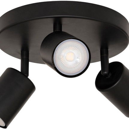 Atmosphera Vico Plafondlamp - Ø20xH14cm - Zwart