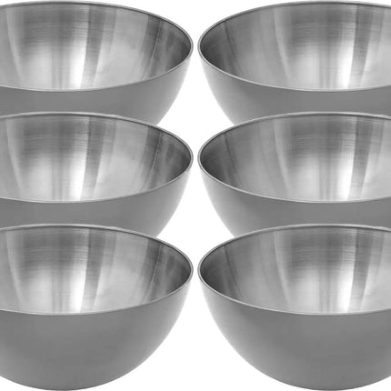 Secret de Gourmet - Slakommetjes/Schaaltjes - Set 6x - RVS - D13 cm