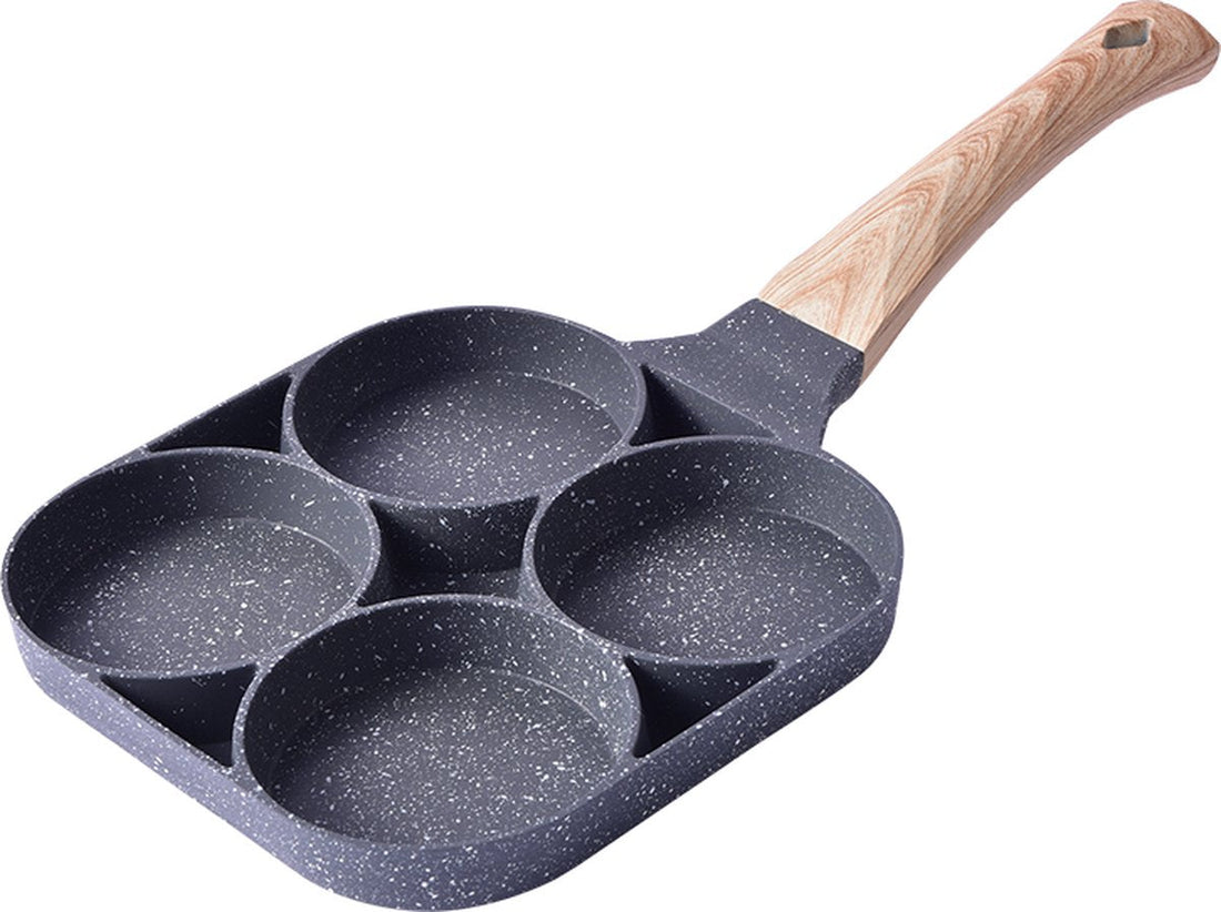 Pancake pan met 4 vakken – pannenkoekenpan en eierpan, ook voor inductie