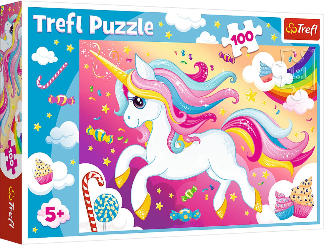 Puzzle - Einhörner - 100 Teile