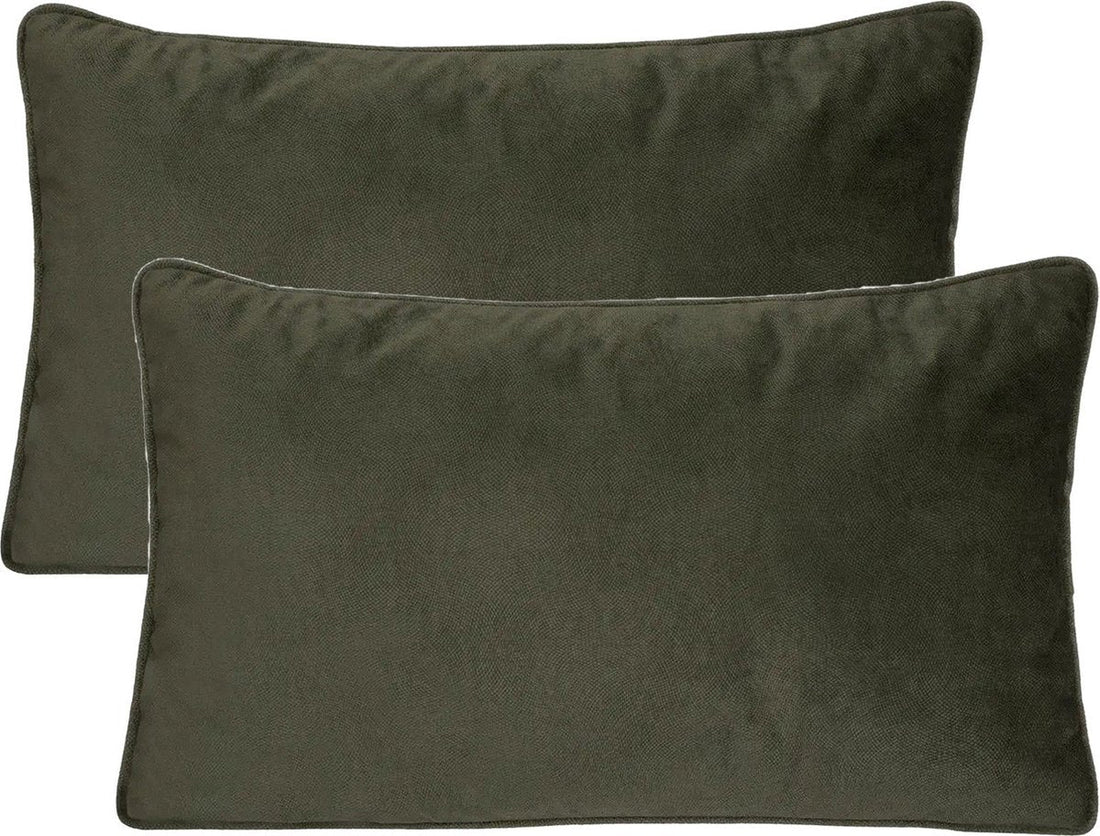 Atmosphera sofa/decorative cushions Sophia - 2 pieces - 30 x 50 cm - polyester with zipper