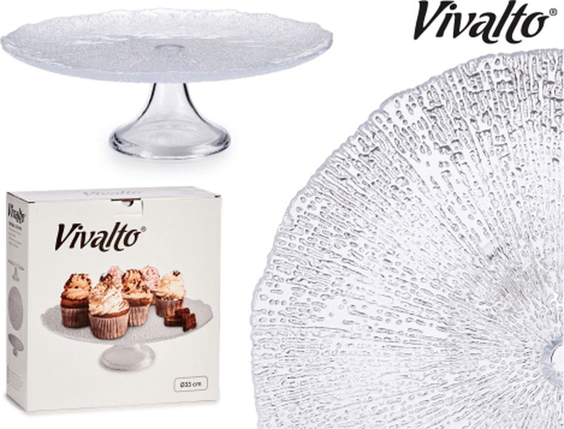 Rio Crystal Cake Stand 33 cm