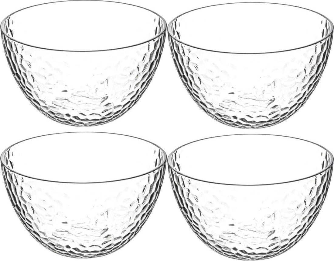 Secret de Gourmet Kommetjes / Schaaltjes - kunststof - D14 cm - Set 10x