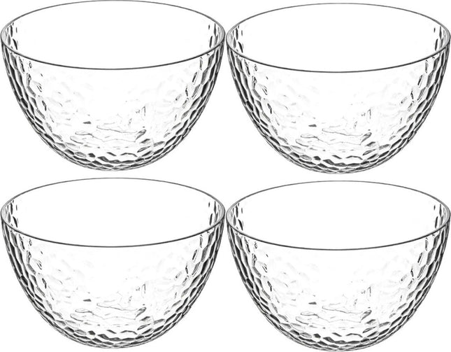 Secret de Gourmet Kommetjes/Schaaltjes - kunststof - D14 cm - Set 10x