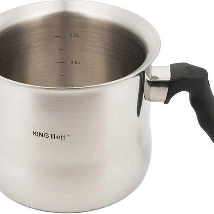 Kinghoff Melkpot 1L - RVS