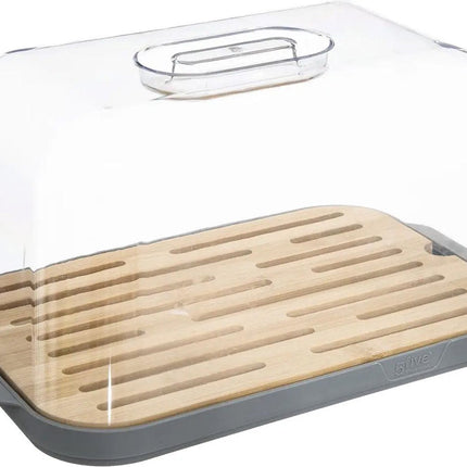 5Five - Broodtrommel met afsluitbare klep 28 x 18 x 15 cm - Kunststof