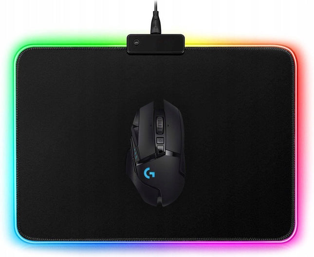 Gaming Muismat - LED Verlichting - Anti-Slip - 4 Lightstanden met 7 Kleuren - Zachte oppervlak
