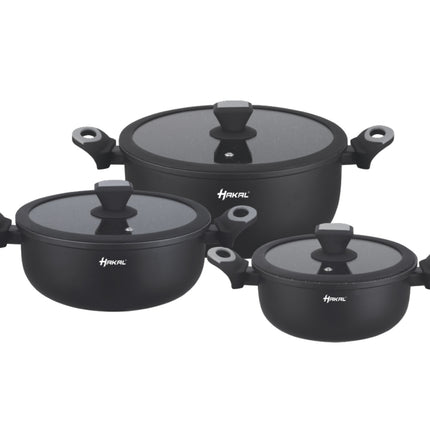 13-Delige Pannenset Inductie -  Speciale Anti-Aanbak Coating - Ergonomische Koudgrepen