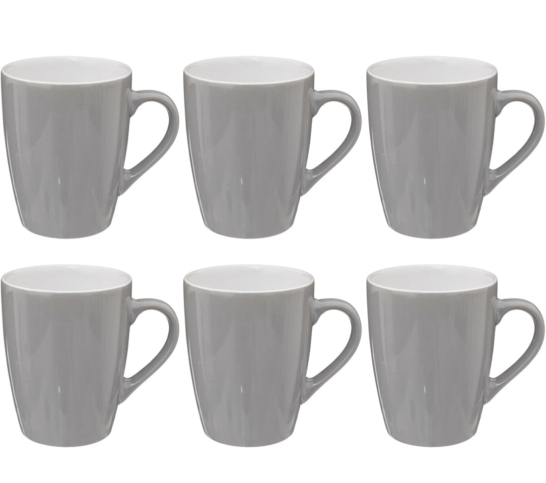 Holland Design Coffee mugs / cups with handle - stone gray - 380 ml