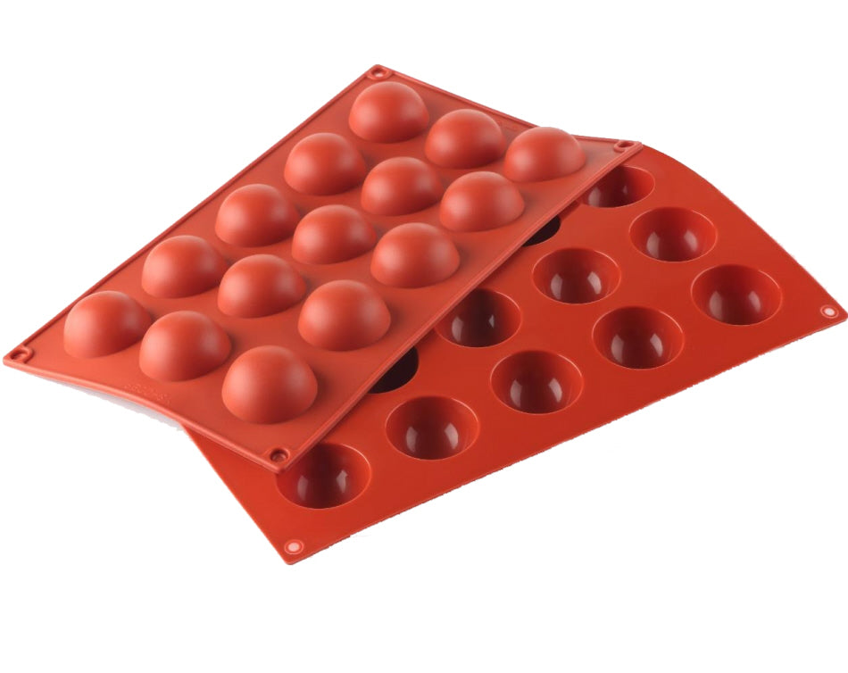 Moule en silicone Demi-sphère 15 alvéoles