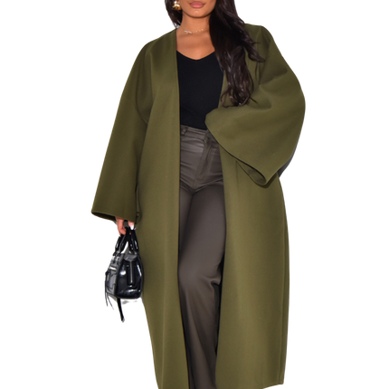 Oversized long coat