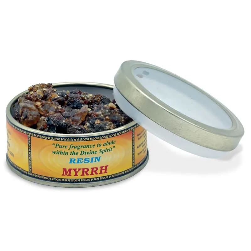 Wierookhars Myrrh (mirre) – voor houtskool of zeefbrander, 60 g