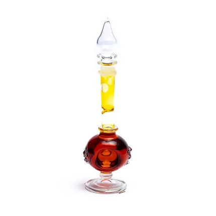 Geurolie in handgeblazen flesje patchouli