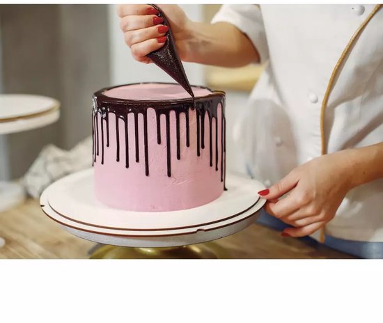 Kinghoff KH1792 - Verstelbare Cake Ring - Rond - Diameter 16 tot 30 cm - Hoogte 12 cm - Hoogwaardig RVS - Satijn Afwerking - Cakevorm - Taartvorm - Bakvorm