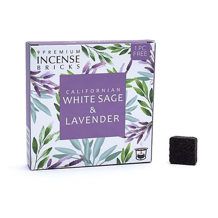 Aromafume wierookblokjes witte salie & lavendel