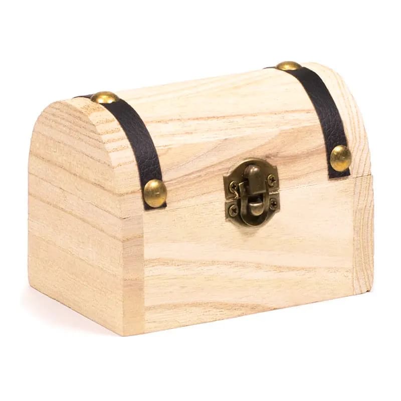 Coffre à trésors en bois