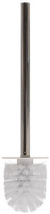 Natureo Badkameraccessoiresset - Luxe Badkamer Set - Badkamer Accessoires Set - Toiletborstel - Tandenborstelhouder - Zeepdispenser 300 ml - Polyresin/ASH - Wit
