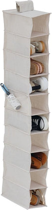 Kledingkast hang organizer 10-vaks Five® - Dressy+ - Beige