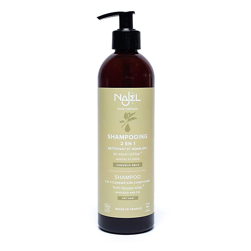 Najel Aleppo shampoo 2-in-1 voor droog haar – biologisch, sulfaatvrij