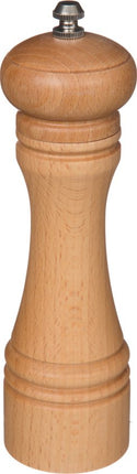 5Five Pepermolen/zoutmolen - 2x stuks - hout - beige - H22 cm - Pepermaler/zoutmaler - Kruiden en specerijen vermalers