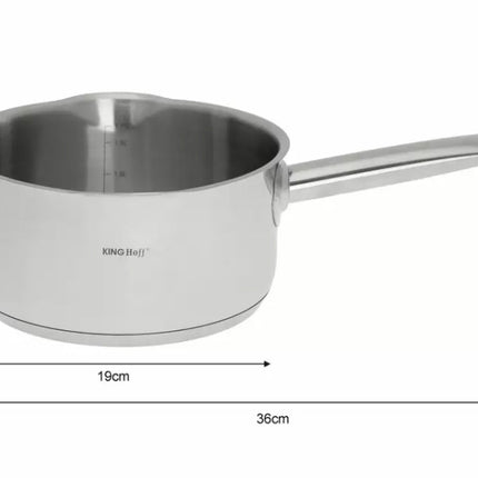 Steelpan - Sauspan RVS - 2,1 Liter -  18 cm