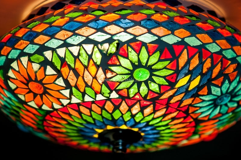 Oriental ceiling lamp Multi colour Ø25 - ceiling light