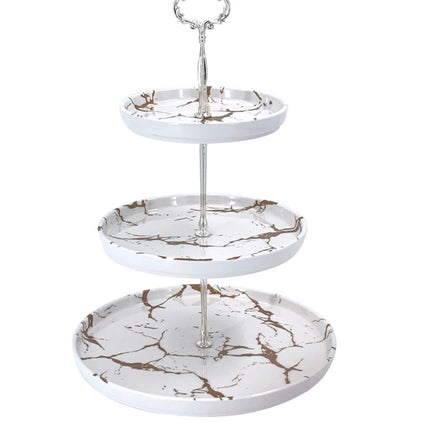 3-delige melamine etagère marmer look