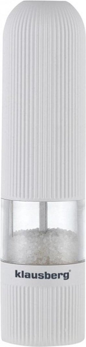 Top Choice - Moulin à poivre électrique - blanc - 19,5 cm