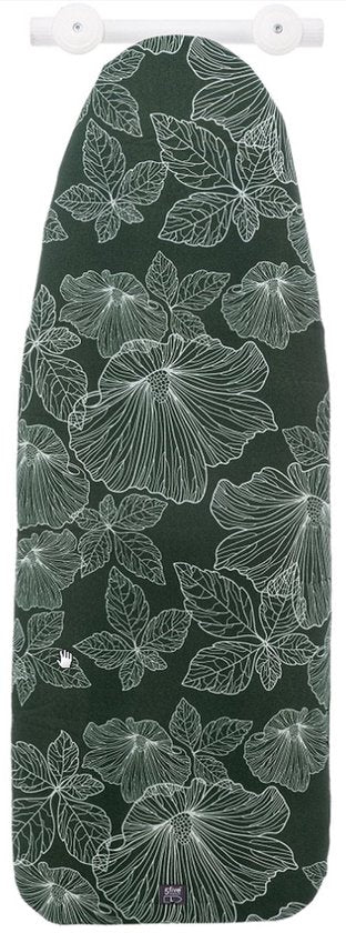 5Five strijkplankhoes Flowers – large, 140 x 55 cm, met schuimlaag – foto 4
