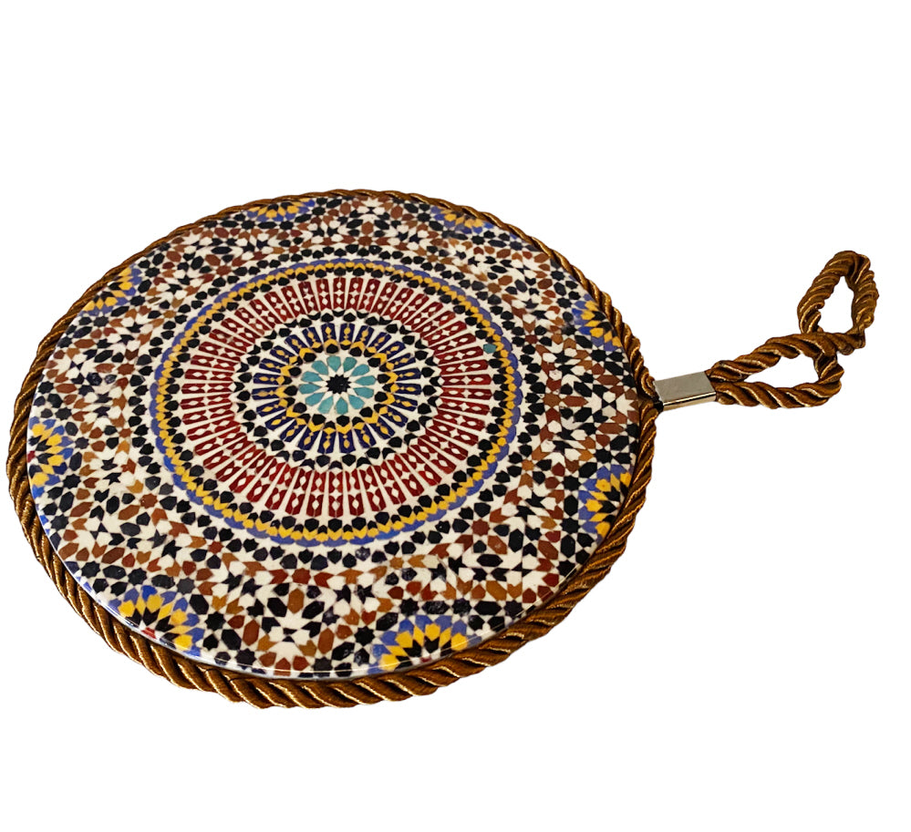 Dessous de verre oriental en céramique coloré