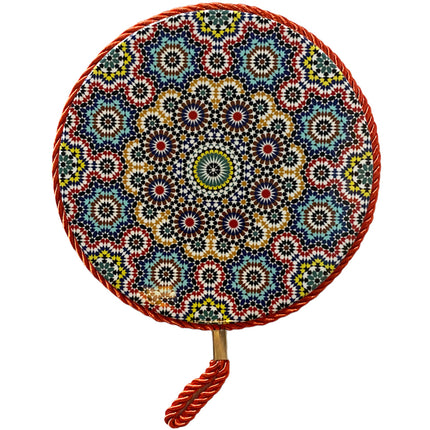 Kleurrijke onderzetter mozaïek motieven