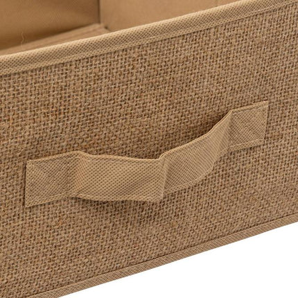 5Five Bruine mand jute - 31 x 31 x 15 cm (M)