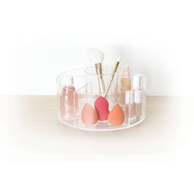 5Five roterende make-up organizer – transparant, Ø 23 x H 13 cm – foto 2