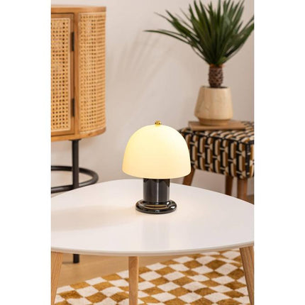 Atmosphera Tafellamp LED - Ø16xH21cm - Zwart