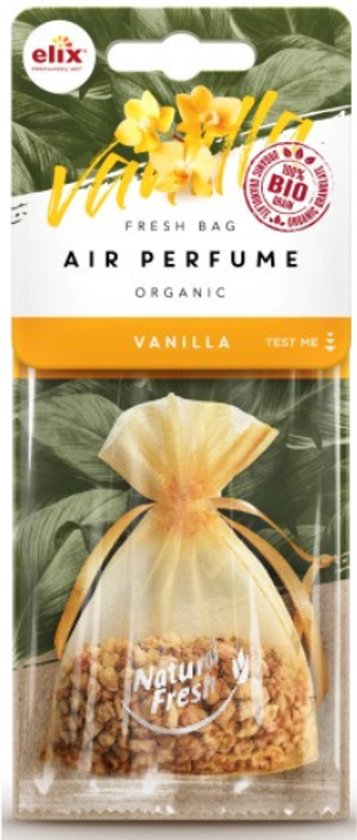 Elix - Natuurlijke Geurzak - Eco Granulaat - Air Freshener - Luchtverfrisser voor Auto & Huis - Langdurige Geur- ca. 20g - Vanilla