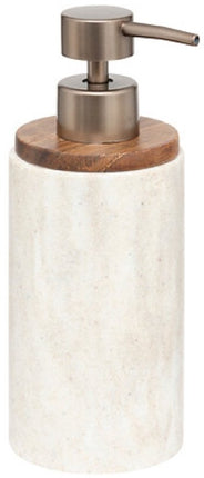 Côme Badkameraccessoiresset - Luxe Badkamer Set - Badkamer Accessoires Set - Zeepdispenser - Tandenborstelbeker - Wattenschijfjeshouder - Polyresin - Beige