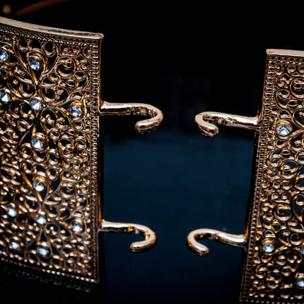 Gouden riem simpel met stenen groot