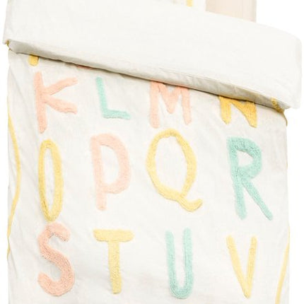 Atmosphera Kids Alfabet Dekbedovertrek set met 1 kussensloop 140x200cm/65x65cm