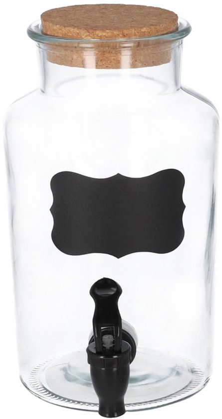 Homla Allos drankdispenser set van 2 – 2 x 2 liter glas met standaard – foto 3