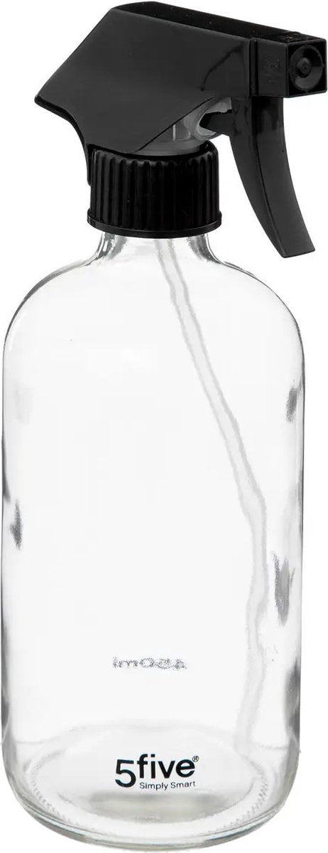 5Five Pflanzensprüher mit einem Fassungsvermögen von 450 ml - Glas - transparent - Sprühkopf - 21 cm