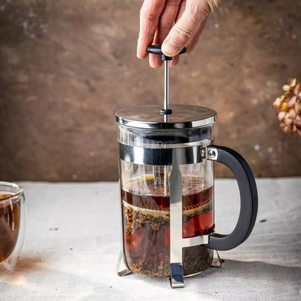 Kinghoff KH4838 Theezetapparaat - Glazen Kan met RVS Infuser - 0,8 Liter - Afwasmachinebestendig - Glas