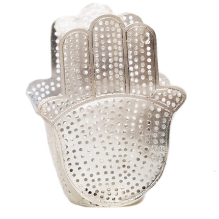 Fatima waxinelichthouder dubbel zilver