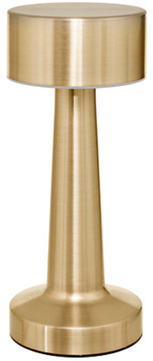 Atmosphera portable tafellamp Caracas – goud, oplaadbaar, binnen en buiten
