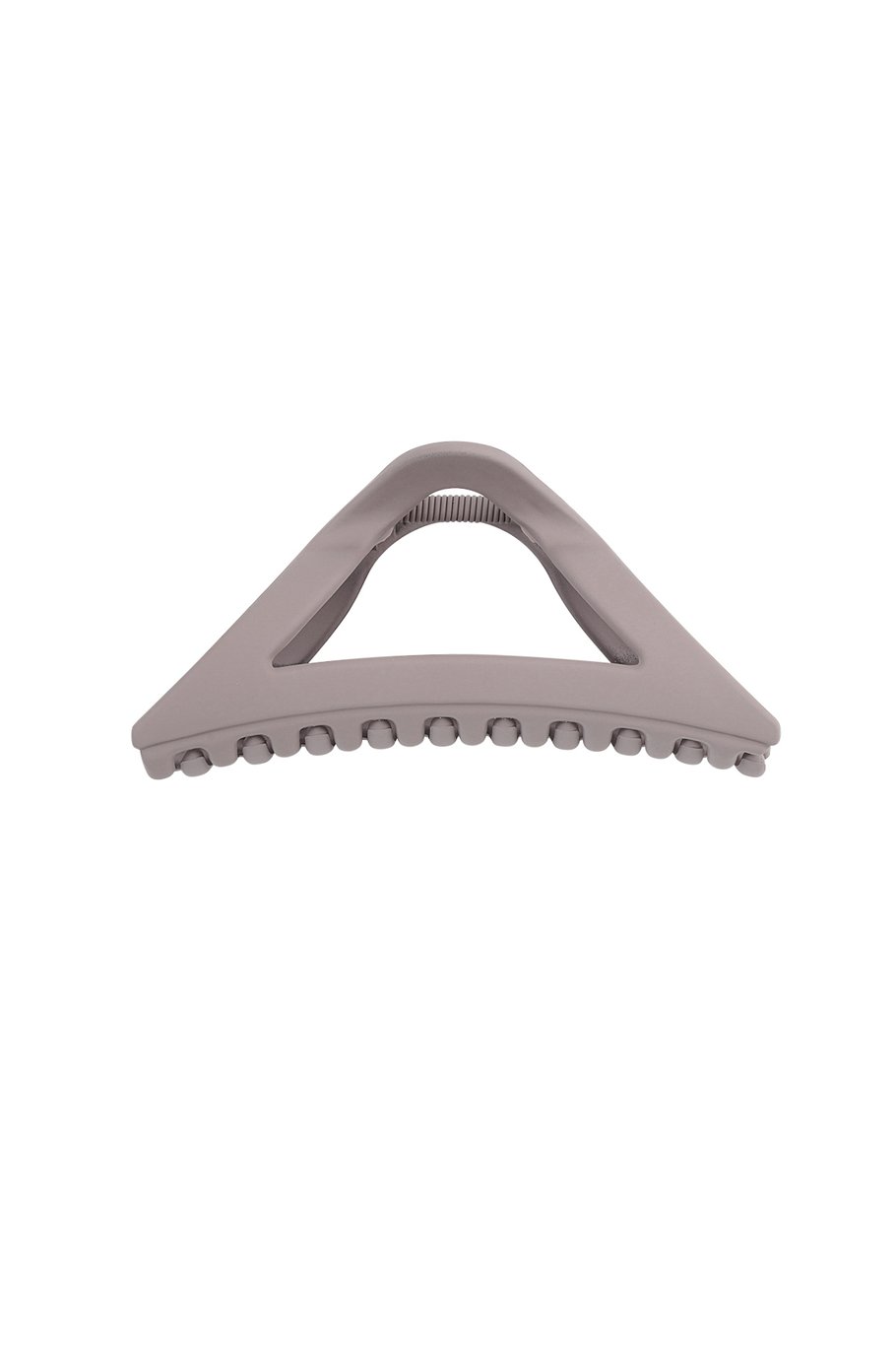 Driehoekige Haarclip - Camel Plastic Haarklem - 11, 5 cm