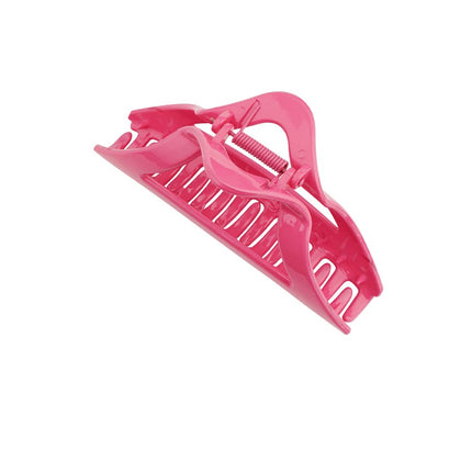 Roze - Fuchsia Driehoek Haarclip – Zomers Design – Plastic – 11,5 cm