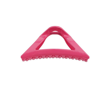 Roze - Fuchsia Driehoek Haarclip – Zomers Design – Plastic – 11,5 cm