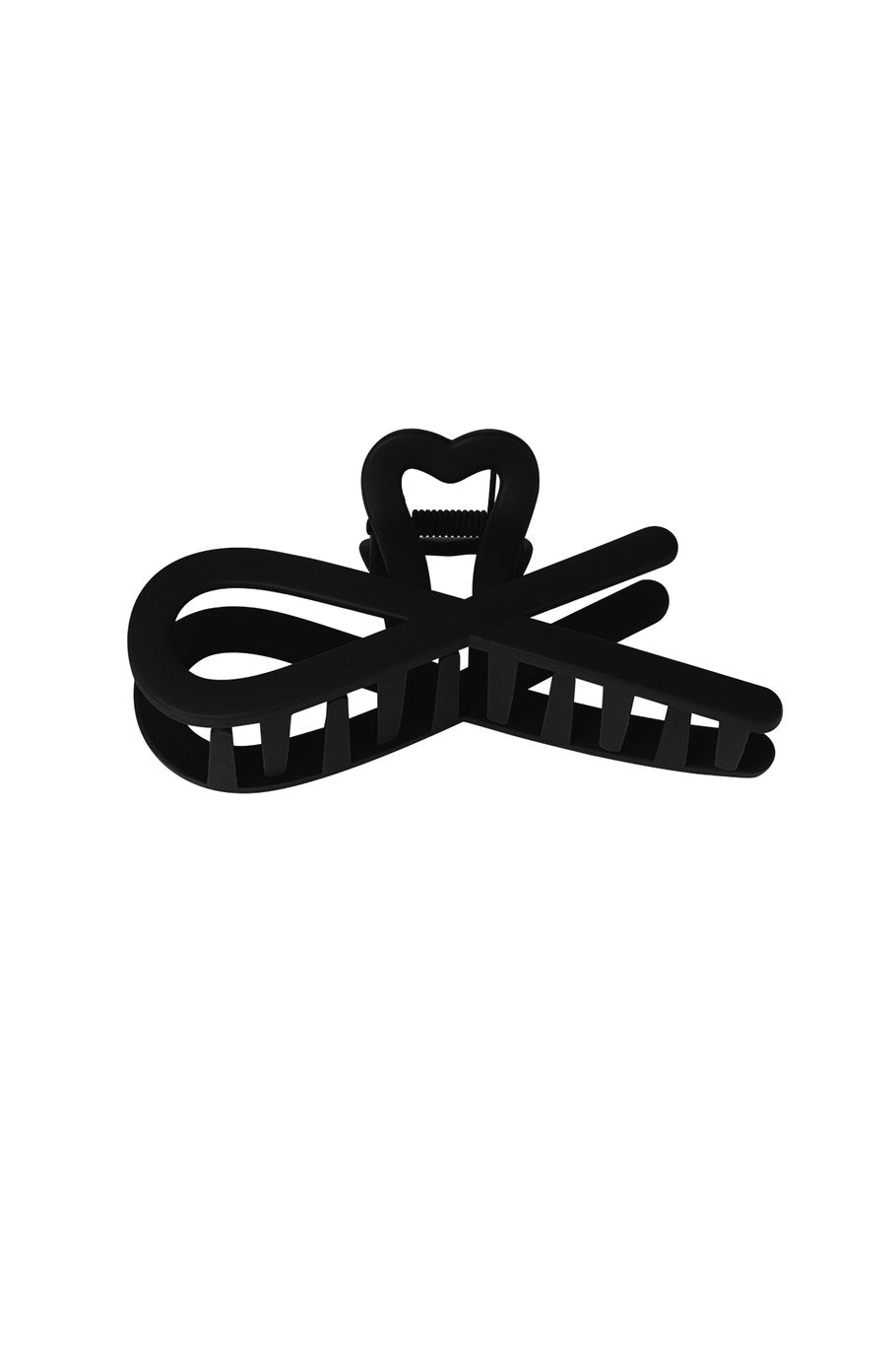 Haarclip Krullende Golven - Plastic Haarspeld - 11 cm - Zwart