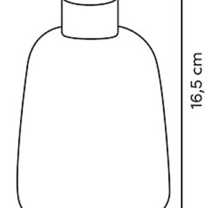Badkameraccessoireset - Luxe Badkamer Set - Dotty 400ml Zeeppompje en 11cm Zeepbakje - Glazen Zeepset Voor Toilet & Keuken - Bruin
