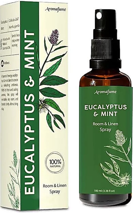 Aromafume kamerspray en textielspray eucalyptus munt – 100 ml – foto 2